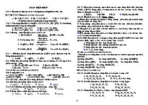 Toán điện phân