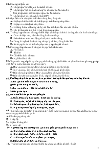 Đề kiểm tra công nghệ 10