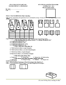 Đề 1 kiểm tra 45 phút môn công nghệ 8 năm học 2013 - 2014 thời gian làm bài 45 phút