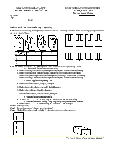 Đề kiểm tra 45 phút môn công nghệ 8 năm học 2013 - 2014 thời gian làm bài 45 phút