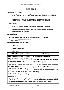 Giáo án Công nghệ 8