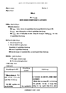 Bài giảng Tiết: 1 - Bài 1: 1 - Tiết: Giới thiệu nghề điện dân dụng