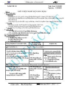 Bài giảng Tuần 1 - Tiết 1 - Bài 1: Giới thiệu nghề điện dân dụng