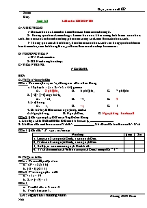 Bài giảng môn Số học lớp 6 - Tiết 68: Kiểm tra chương II