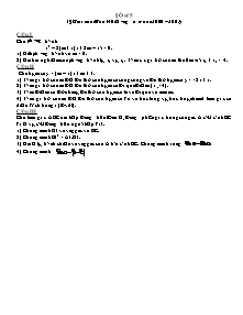 Bài giảng môn toán lớp 6 - Đề số 5 (Đề thi của tỉnh Hải Dương năm học 2000 – 2001)