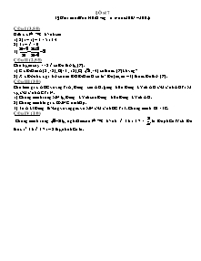 Bài giảng môn toán lớp 6 - Đề số 7 (Đề thi của tỉnh Hải Dương năm học 2001 – 2002)