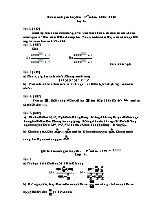 Bài giảng môn toán lớp 6 - Thi học sinh giỏi huyện. năm học: 2001 - 2002