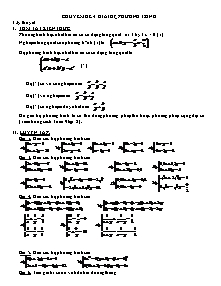 Chuyêm đề 4: Giải hệ phương trình