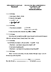 Đề 1 kiểm tra chất lượng học kì 1 năm học 2013-2014 môn toán lớp 6 thời gian làm bài 90 phút