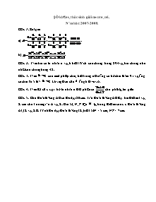 Đề khảo sát học sinh giỏi môn toán 6. năm học: 2007- 2008