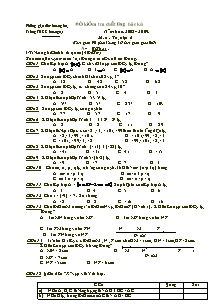 Đề kiểm tra chất lượng học kỳ I năm học:2008 - 2009. môn : toán lớp 6 (thời gian 90 phút không kể thời gian giao đề)