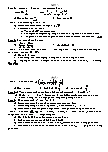 Đề ôn tập thi vào THPT môn Toán - Đề 3 và 4