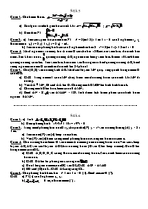 Đề ôn tập thi vào THPT môn Toán - Đề 5 và 6