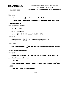 Đề thi olympic môn: toán lớp 6 năm học: 2013 - 2014 thời gian làm bài: 120 phút( không kể thời gian giao đề)