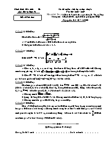 Đề thi tuyển sinh lớp 10 THPT chuyên môn thi: Toán (cho thí sinh thi vào chuyên toán, tin)