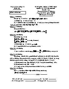 Đề thi tuyển sinh lớp 10 thpt chuyên Nguyễn Trãi - Năm học 2008-2009 môn thi: Toán