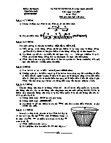 Đề thi tuyển sinh lớp 10 THPT thành phố Huế khóa ngày 12.7.2007 đề chính thức môn: Toán