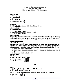 Đề thi tuyển sinh vào 10 tỉnh Hải Dương năm học 2008 – 2009 môn Toán