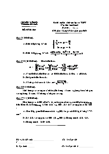Đề thi tuyển sinh vào lớp 10 THPT năm học 2004-2005 môn thi: Toán - Thừa Thiên Huế
