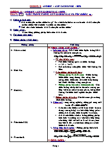 Giáo án Hóa học 11 - Chương 2 - Tiết 13: Dãy đồng đẳng axit cacboxylic no đơn chức (tt)