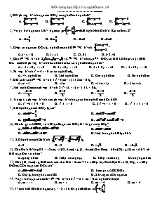 Hệ thống bài tập trắc nghiệm Toán 9