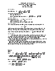 Một số đề thi tuyển sinh vào lớp 10 môn Toán tỉnh Nam Định có đáp án