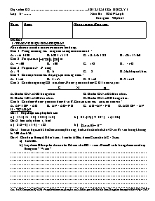 Thi kiểm tra học kỳ I môn thi : toán lớp 6 thời gian : 90 phút