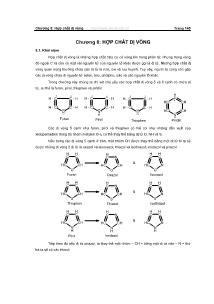 Bài giảng Hóa học hưu cơ - Chương 8: Hợp chất dị vòng