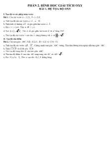 Bài giảng môn toán lớp 10 - Bài 1: Hệ tọa độ oxy