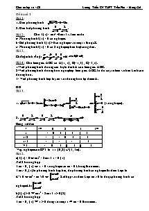 Bài giảng môn toán lớp 10 - Đề ôn số 1