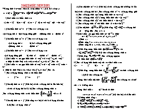 Bài giảng môn toán lớp 12 - Nhị thức newton