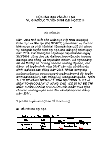 Bộ đề thi thử Đại học môn Toán chuẩn