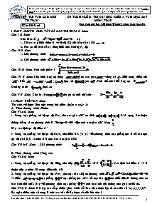 Đề 1 tham khảo thi đại học khối a năm học 2013 môn: toán thời gian làm bài: 120 phút ( không kể thời gian giao đề)