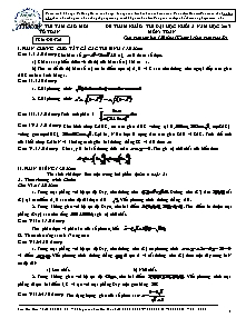 Đề 5 tham khảo thi đại học khối a năm học 2013 môn: toán thời gian làm bài: 120 phút ( không kể thời gian giao đề)