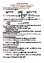 Đề kiểm tra học kì II môn: Toán 11 (90 phút)