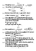 Đề ôn Toán 11 học kỳ II - Đề 1, 2, 3, 4