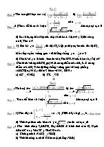 Đề ôn Toán 11 học kỳ II - Đề 5, 6, 7, 8