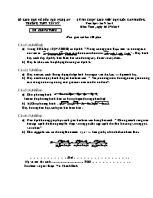 Đề thi chọn giáo viên dạy giỏi cấp trường THPT Tân Kỳ năm học 2013- 2014 môn Toán