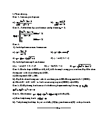 Đề thi học kỳ 2 Toán 11 - Đề 102