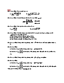 Đề thi học kỳ 2 Toán 11 - Đề 27