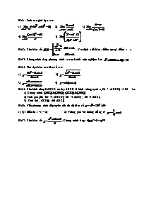 Đề thi học kỳ 2 Toán 11 - Đề 39