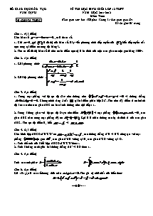Đề thi học sinh giỏi lớp 12 THPT năm học 2011-2012 Nam Định môn: Toán