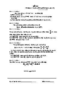 Đề thi thử Đại học môn thi Toán - Đề 7