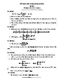 Đề tự luyện thi đại học khối a đề số 3 thời gian làm bài : 180 phút
