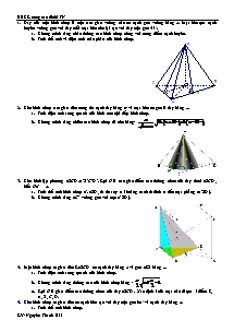 Hình học không gian trong các đề thi TN THPT