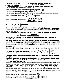 Kì thi thử đại học lần 4 năm 2014 môn thi: toán-Khối a thời gian làm bài: 180 phút, không kể thời gian giao đề