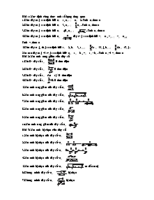 Một số bài tập Giới hạn