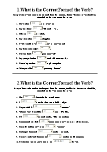 99 câu trắc nghiệm Verb form