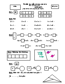 Đề kiểm tra định kỳ giữa học kỳ I năm học 2009 - 2010 môn: Toán 1