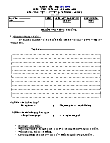 Phiếu kiểm tra điều kiện cuối năm - Năm hoc: 2012 - 2013 môn: Tiếng Việt 1 (Kiểm tra viết)